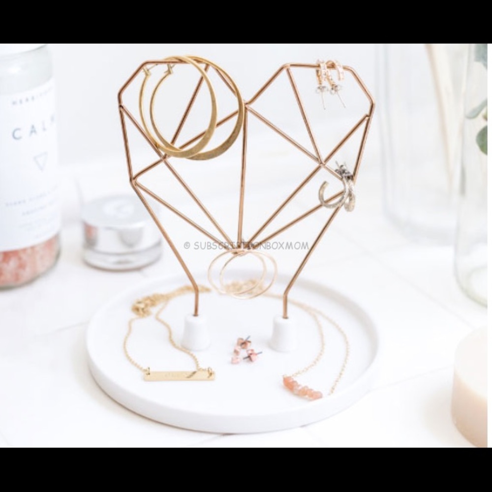 NWT Coxet Wire Ceramic Jewelry Holder by immLiving